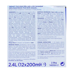 Aptamil Stage 1 Ready to Feed Infant Milk, 12 X 200Ml