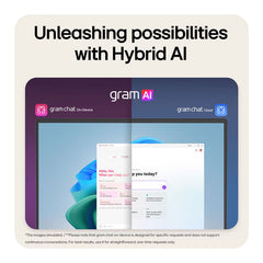 LG Gram Copilot+Pc, Intel Core Ultra 7, 16GB RAM, 1TB SSD, 16 Inch Laptop, 16Z90TL-G.AU78A1