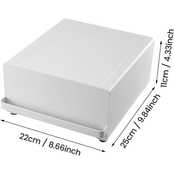 Modern Coffee Capsule Drawer Rack with Sliding Side Tray, Multi-Purpose Countertop Storage Box for Kitchens, Coffee Bars, Offices & Worktops