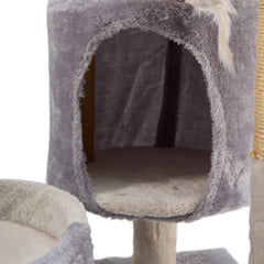Cat Tree, Cat Nest, Rest and Entertainment Integrated, Cat Jumping Platform, Cat Scratching Board, Cat Scratching Pole, Pet Cat Supplies for Cats' Safety, Indoor Cats