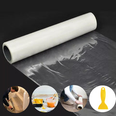 60cmX50/100m Carpet Floor Protection Floor Stairs Protection Film Protector Clear Cover Roll Self Adhesive Carpet