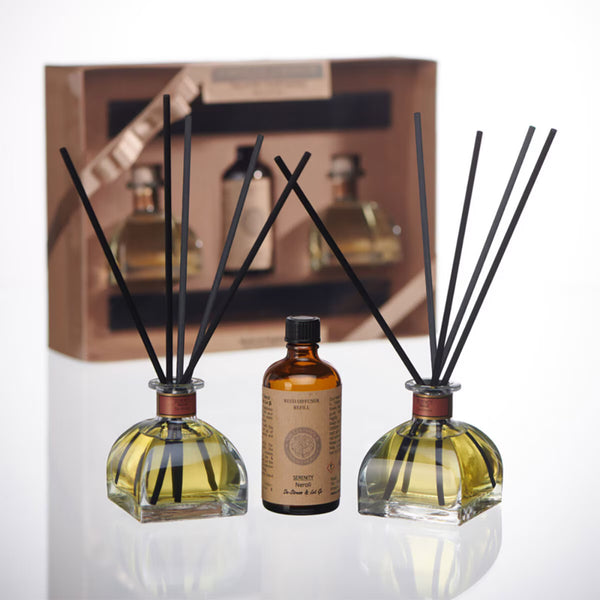 Amelia Amour Aromatherapy 2 X 100Ml Reed Diffuser Gift Set: Serenity - Neroli
