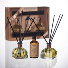 Amelia Amour Aromatherapy 2 X 100Ml Reed Diffuser Gift Set: Serenity - Neroli