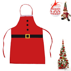 Christmas Aprons - Adjustable Kitchen Cooking Apron - Santa Claus Chef Apron