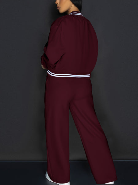 5332 Vacation European And American Outing Party Leisure Holiday Style Pocket Women'S Outfit Women'S Pants Set