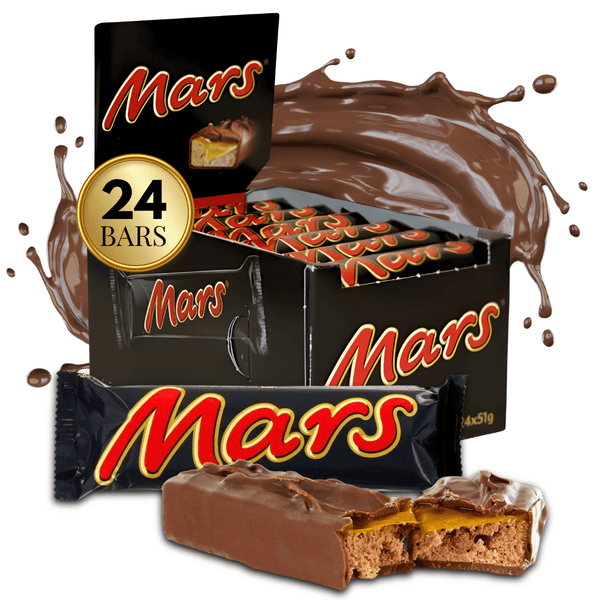 Mars Chocolate Full Cases Bulk Pack | Choose from Snickers, Twix, Maltesers, Bounty, Mars Bars & Skittles - 24-36 Packs Iconic UK Treats
