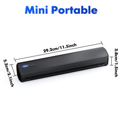D810B Portable Inkless Thermal Printer - A4 Size, Prints Documents And Labels, Wireless Connection, USB Charging, Perfect For Travel And Office Use, Compatible With IOS And Android, Ideal Gift For Tattoo Artists And Business Professionals
