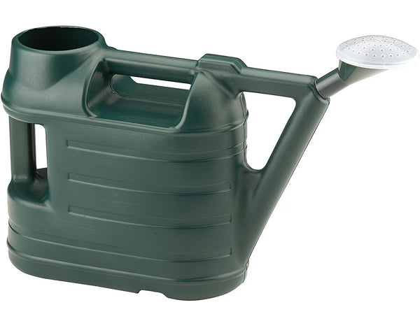 6.5L Green Large Garden Watering Can with Removable Sprinkler Rose Ergonomic Dual-Handle Design for Indoor & Outdoor Plants | UV-Protected Shatterproof Plastic