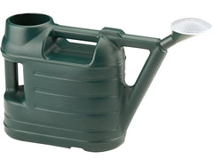 6.5L Green Large Garden Watering Can with Removable Sprinkler Rose Ergonomic Dual-Handle Design for Indoor & Outdoor Plants | UV-Protected Shatterproof Plastic