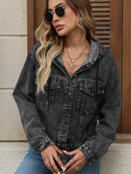 Women's Loose Fit Casual Denim Jacket