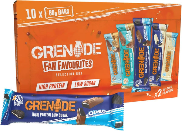 Grenade OREO Protein Bar - High Protein, Low Sugar, 12 X 60 G