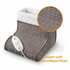Beurer FW20 Cosy Electric Heated Foot Warmer, Taupe