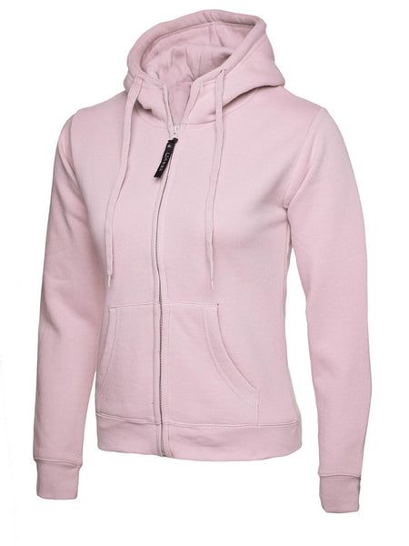 Uneek Clothing UC505 Ladies Classic Full Zip Hooded Sweatshirt - Double Fabric Hood | Brushed Lining, Casual Top for Women | Suitable for Everyday or Work Wear
