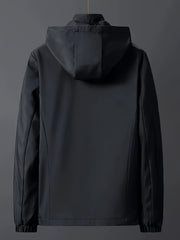 Windproof Detachable Hooded Jacket Korean Style Loose Fashion Handsome Casual Men's Top