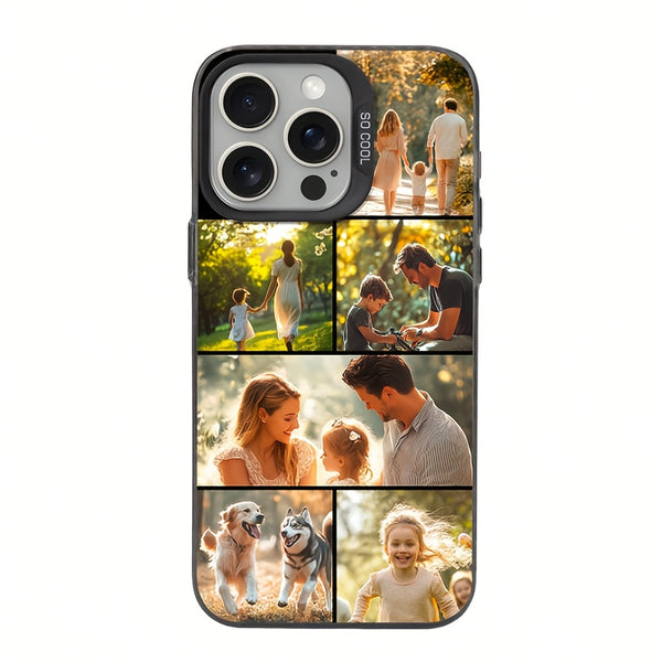 Phone Case - Personalized DIY Christmas Memorial Matte Black Phone Cover, Designed for Iphone 16 Pro Max/15 Pro/14 Plus/13/12/11/7/8 Plus/X/Xr/Xs Max, And Also Compatible with for Samsung S25 S25 Ultra. Stylish, Vibrant, And Adorable Design