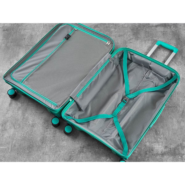 Rock Tulum 2 Piece Hardside Luggage Set in Turquoise