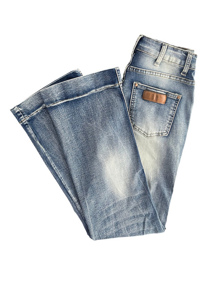 Women's High-Waist Flared Jeans, Vintage Light Blue Stone-Washed Distressed Stretch Denim, Bootcut Jeans, Y2K Vintage Street Style, Jeans, Versatile Long Jeans for Daily Casual Wear, Women's All-Season Style