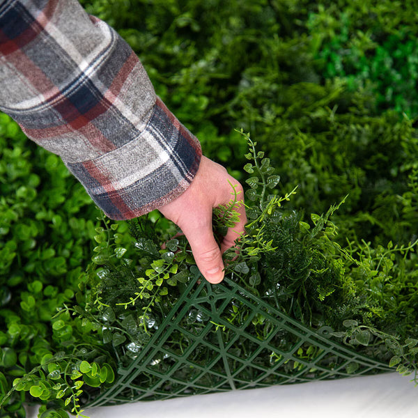 Artificial Mixed Foliage 1M X 1M Wall Panel, Pack of 5