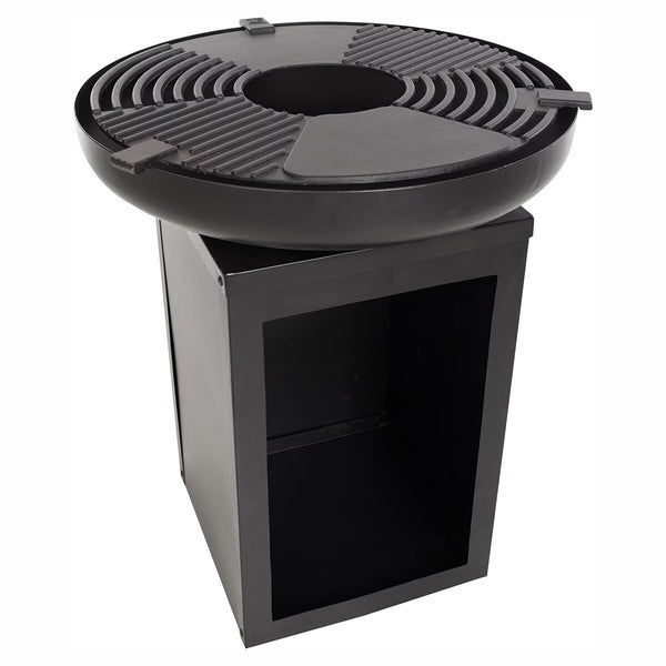 Redfire Mantanzas Wood Burning Fire Bowl with Grill and Wood Storage