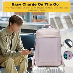 40X20X25Cm Cabin Backpack, Camping Backpack, Ryanair Carry-On Luggage, Travel Bag for Business, Accommodates 14' Laptop, Under- Cabin Bag, Complies with Airline Boarding Size Standards, Carry-On Bag for Air Travel, Rucksack