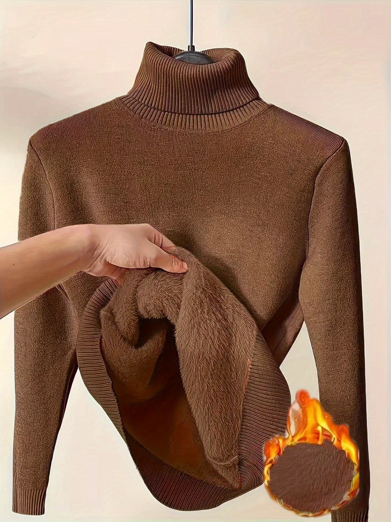Women's Elegant Casual Cardigan Sweater-Long Sleeve,, High Collar, Keep Warm, Stylish Top for Cold Weather