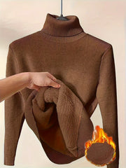 Women's Elegant Casual Cardigan Sweater-Long Sleeve,, High Collar, Keep Warm, Stylish Top for Cold Weather