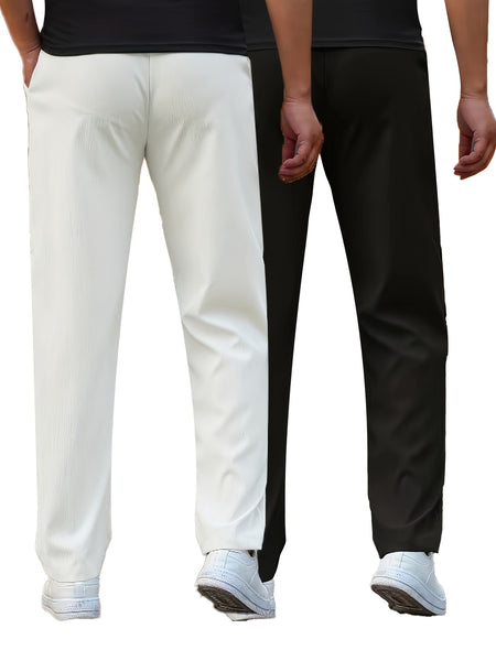Two-Pc Men'S Casual Pants Men'S Straight-Leg Casual Work Pants Spring And Summer Thin Style