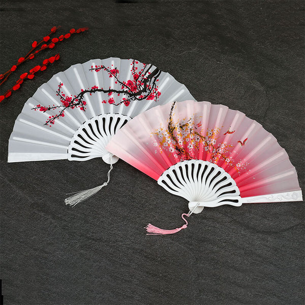 Folding Fan Hand Held Bamboo Fan Chinese Style Wedding Party Dance Fans hot