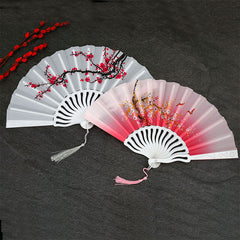 Folding Fan Hand Held Bamboo Fan Chinese Style Wedding Party Dance Fans hot