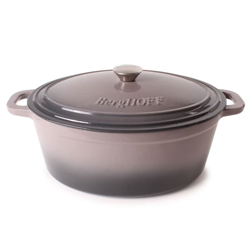 Berghoff Neo Cast Iron Oval Casserole Dish, 35Cm / 7.5L