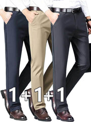 [Tongtongbang OBM] 3pcs Set Men'S Classic Stretch Trousers Casual All-Match Daily Long Pants