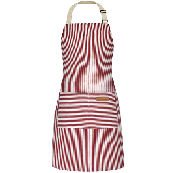 2PC Classic Design Striped Apron, Unisex Simple Criss Cross Apron For Kitchen Home Restaurant Coffee Shop Barbecue, Men's Workwear And Protective Clothing