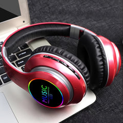Upgraded Wireless Headphones with Deep Bass, Built-in Mic, Lightweight Foldable Design, 3.5mm Audio Jack, Stereo Sound for Travel, Work, Laptops, and Mobile Devices - iOS Gaming Headset, Ideal Christmas Gift, Headphone Hearing Experience