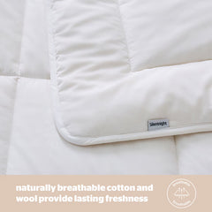 Silentnight Natural Wool Heavyweight Duvet in 3 Sizes