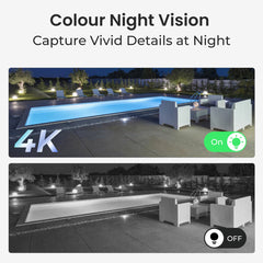 Reolink Argus PT Ultra 4K 8MP Wireless Pan & Tilt Solar/Battery Camera with Spotlights + 64GB SD Card - 2 Pack