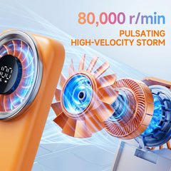 USB Rechargeable Small Fan for Outdoor Handheld Mini Fan 5 Speeds Compact Pocket-Sized Portable Small Personal Fan for Travel, Cruise, Concerts, Makeup, Summer Gifts for Women Men