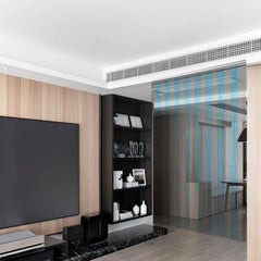 Aluminium Door Fly Screen Metal Chain Curtain Blind Insect Blinds 214cm *90cm
