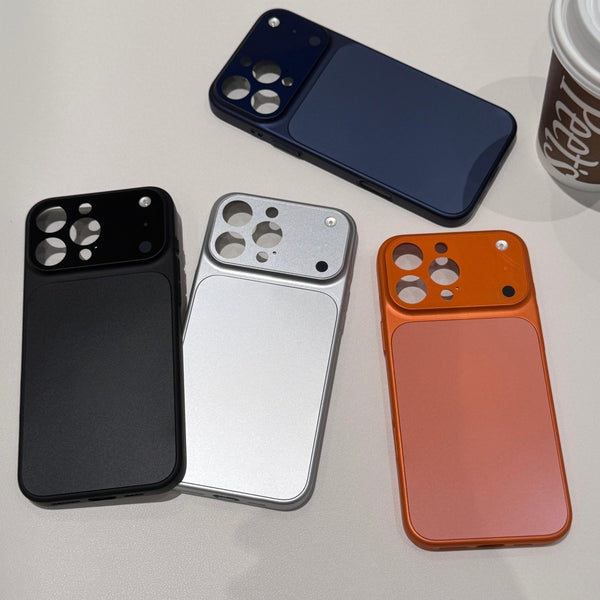 Phone Case: Premium Case for iPhone with Glass Large Window Design for iPhone 15 Pro And 17 Series Minimalist Protective Cover Stylis