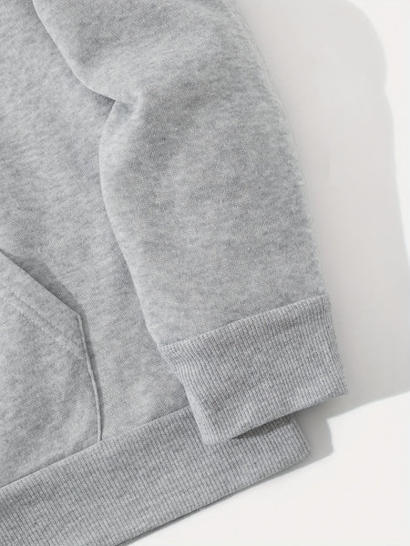 3 Counts Hooded Sweatshirt Men'S Light Version New Fleece Men'S Casual Versatile Fashion Trendy Brand Pullover Hoodie Mixed 3pcs Set