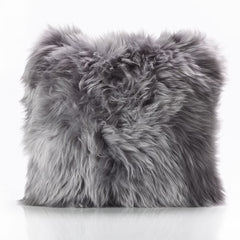 Bowron Single Sided Sheepskin Cushion, 35 X 35Cm in 7 Colours