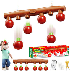 Reflex Challenge Catching Sticks Game Hand Speed Challenge Reaction Training Toy for Kids and Adults Glow in the Dark Stick Drop with 3 Adjustable Speeds Hand Eye Coordination Educational Gift