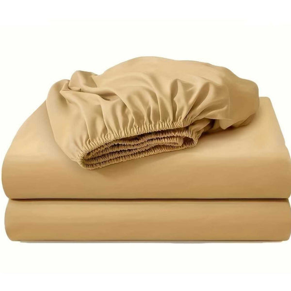 4B Extra Deep 25 cm Fitted Sheet Bed Sheets with Secure Elasticated Corners and Deep Pocket Fit, Tidy Bed Look, Easy Care and Durable for Everyday Use, Perfect for Modern Bedrooms, Guest Rooms and Available in All Bed Sizes