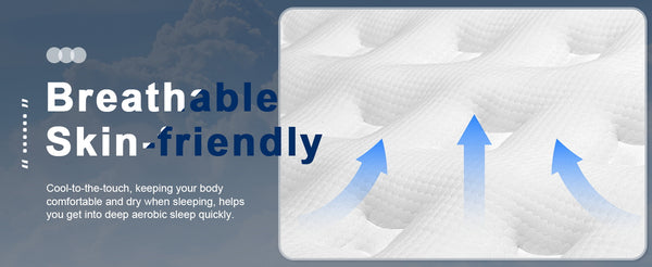 Lazzo Rocco 1st Generation 5FT White Mattress – 10.6 Inch Innerspring Hybrid with Pocket Spring & Breathable Foam, Medium Plush for Cool Comfort Sleep twin size mattress memory