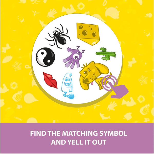 Asmodee | Dobble | Kids Card Game | Ages 6+ | 2-8 Players | 15 Minutes Playing Time