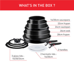 Tefal Ingenio Easy Cook & Clean Cookware Set, 13 Piece