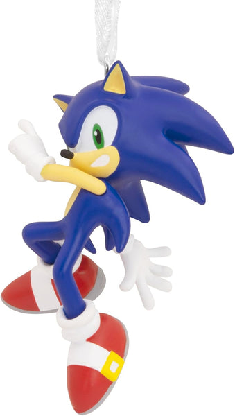 Hallmark Tails Hanging Ornament, Sonic the Hedgehog Tree Decoration, Resin, Gifts for Christmas