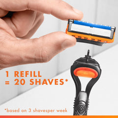 Gillette Fusion5 Blades, Men'S Shaving Refills Pack of 11, Precision Trimmer, Anti-Friction Razor