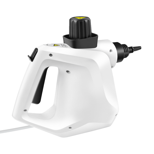 Steam Cleaner Handheld, Steamer for Cleaning, 2.5m Power Cord, Steam Gun, Multi-Purpose Steamer with 7 Accessory Kit for Sofa, Kitchen, Tile, Curtains, Carpets, Window (White)