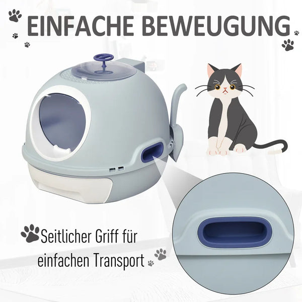 Pattie Plastic Litter Box Enclosure with Scoop