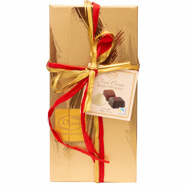 Deavas Fresh Cream Ballotin in Red Box, 400G